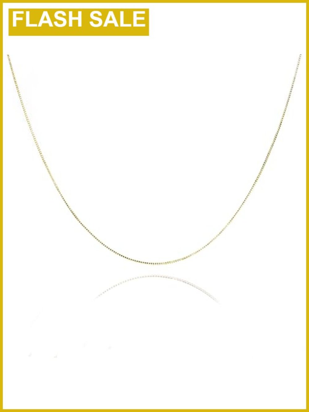 925 Sterling Silver 0.8MM Box Chain Italian Necklace 14-30"